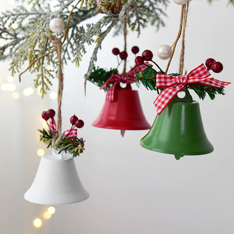 Small bell with bow, Christmas pendant, decorations, (Cross-border trading), handmade