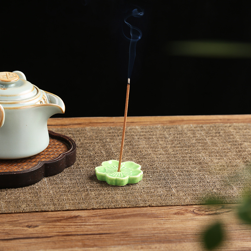 Japanese -style zakka ceramic cherry blossom wire incense fragrant…