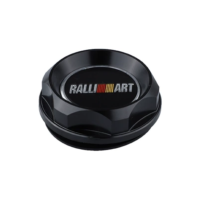 Applicable to Mitsubishi EVO Tank cap - black-with-labeling