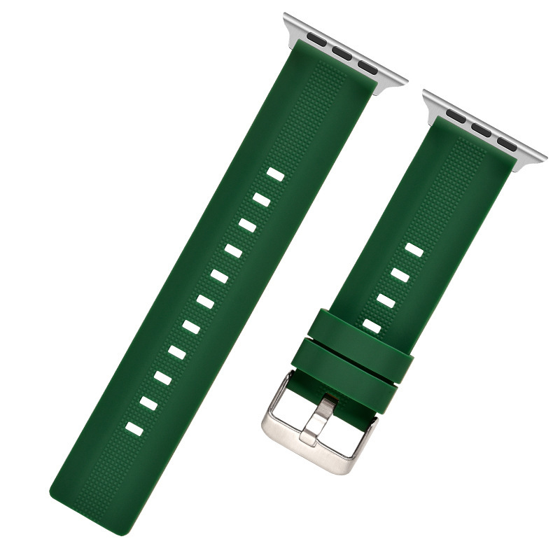 アップルのオリジナルバンドの高級感iwatchバンドのインターフェースはs 10シリコンバンドの銀色のクイックリリース22mmを適用します。|undefined