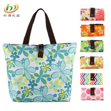 手提折叠牛津布袋定制花色广告宣传牛津布手提包牛津布包女定做