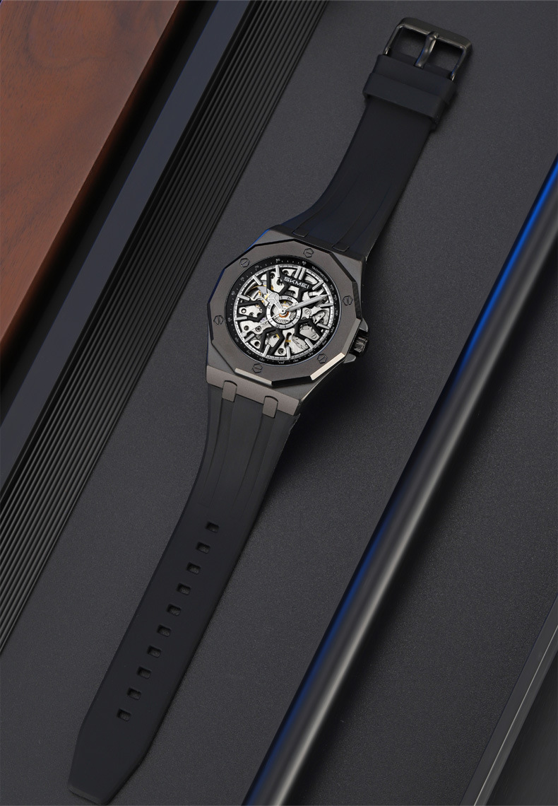 Yeni Saat Erkekler İçin Mekanik Otomatik Aydınlatmalı Saat Üst Düzey Moda Mekanik Saat_voghion.com