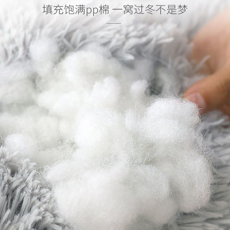 犬の巣の猫の巣の円形の長いぬいぐるみのペットの巣の四季通用の通用する保温の大型の犬のマットの犬のベッドの猫のベッドの卸売り|undefined