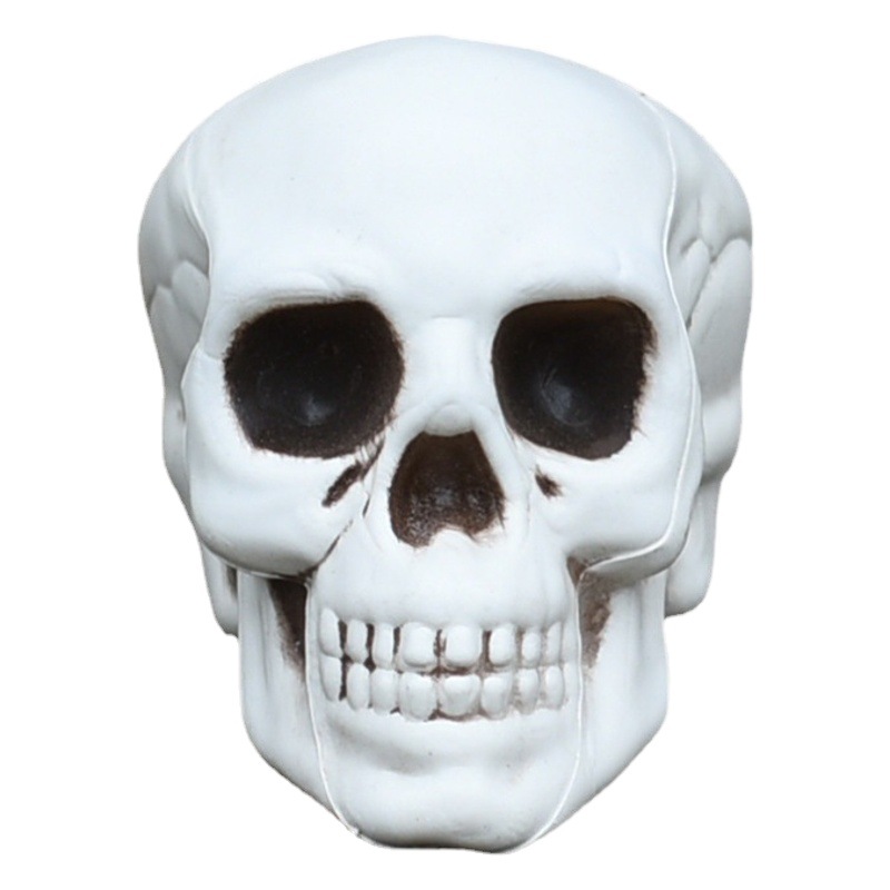 Horror fantasma cabeza Halloween cráneo decoración simulación plástico cráneo modelo bar Casa Encantada Cámara adornos de miedo