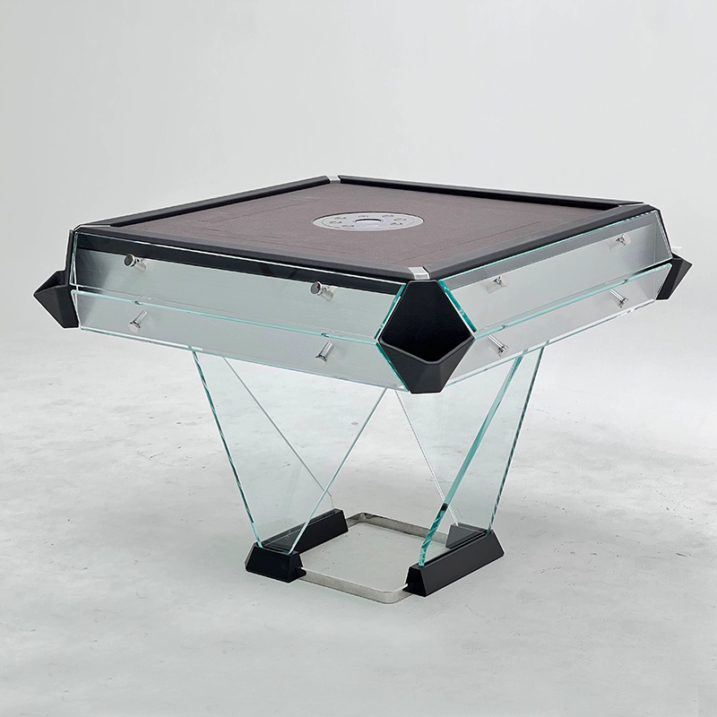 Máquina de mahjong, sala de ajedrez y cartas eléctrica automática, club club, mesa de mahjong, mesa de gorrión doméstico, acrílico