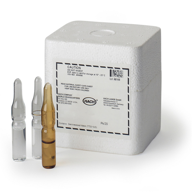 哈希HACH流通池法2563000-CN 总余氯试剂分析试剂美国试验
