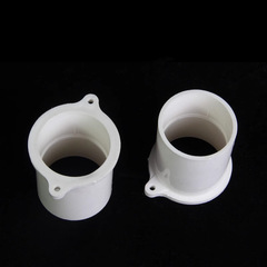 PVC pre-embedded straight fittings: 16, 20, 25, 32, 40 mm—with seat, pre-embedded positioning joints, and straight-through connectors.