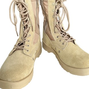 Wholesale Outdoor Large Size Tactical Boots Sports Training Combat Military Boots Desert Tooling Boots Men's Khaki Tactical Boots
