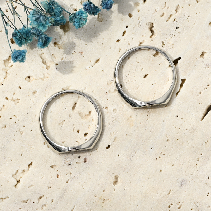 New Style Fashion Design Copper Plating 14K Real Gold Moon Sun Retro Ring