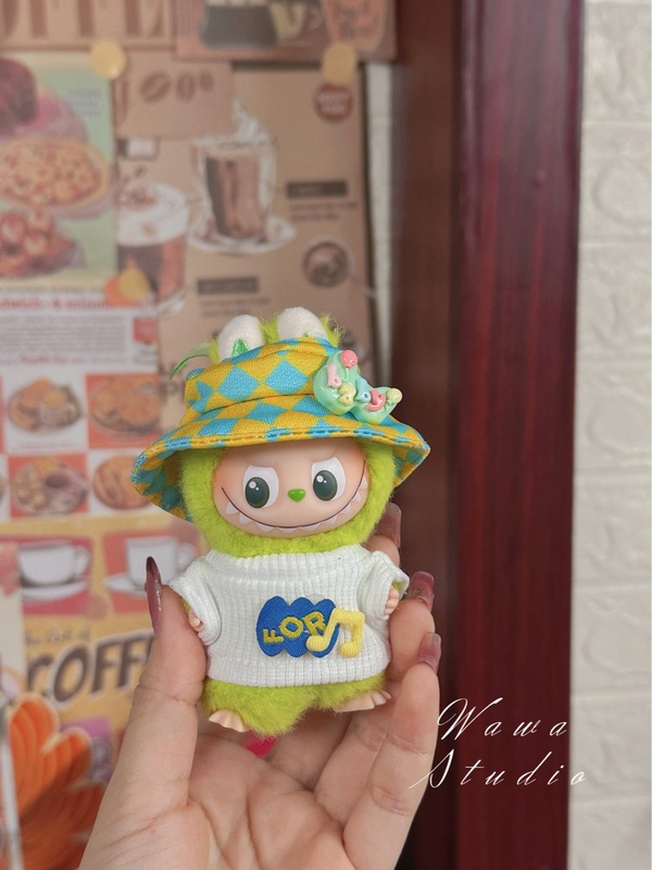 Labubu4.0娃衣10cm迷你公仔玩偶服饰四代心底密码拉布布衣服套装|undefined