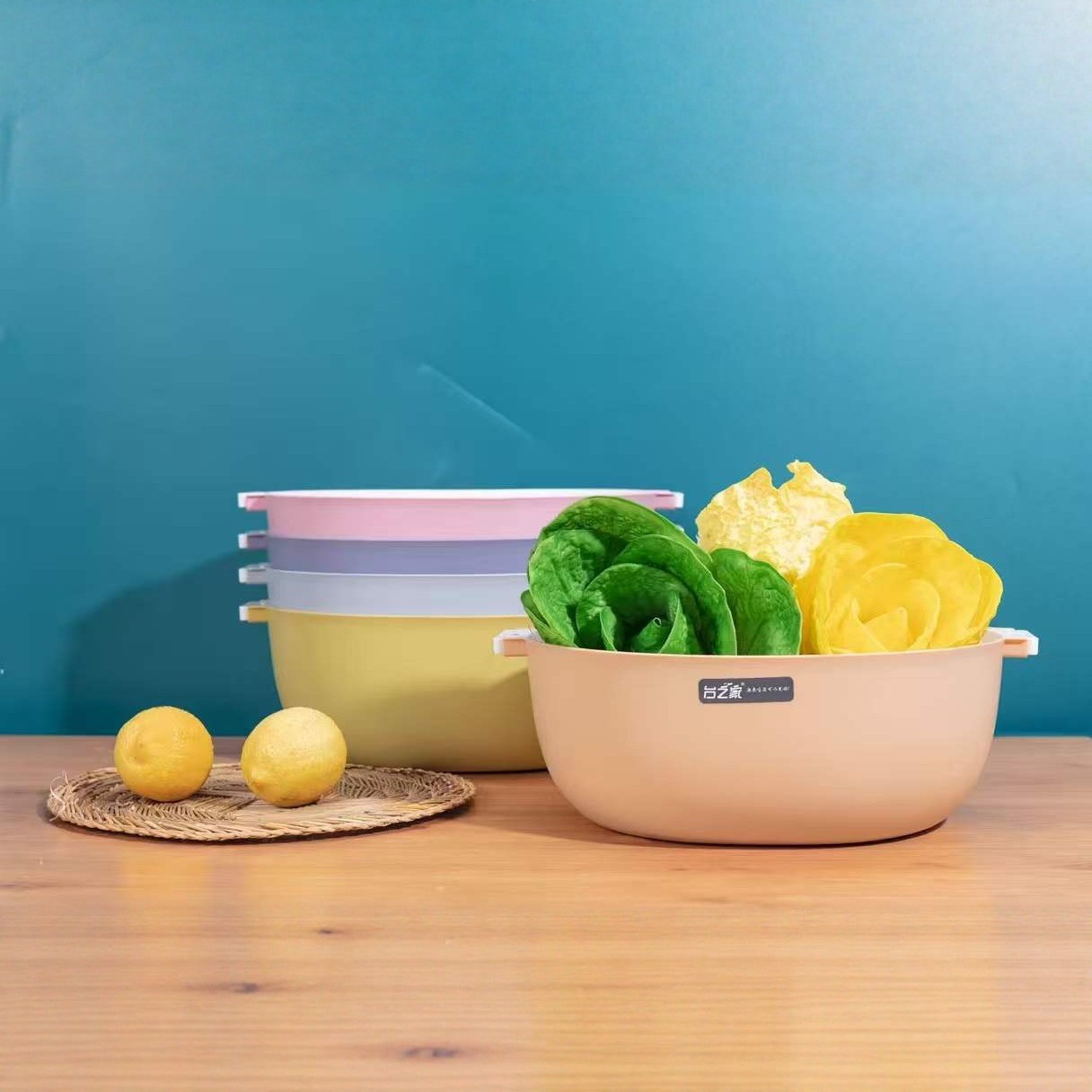 39 tipos de cestas de drenaje de agua cestas de drenaje multifuncionales frutas y verduras lavabo cocina casera frutas maceta gruesa cesta de almacenamiento