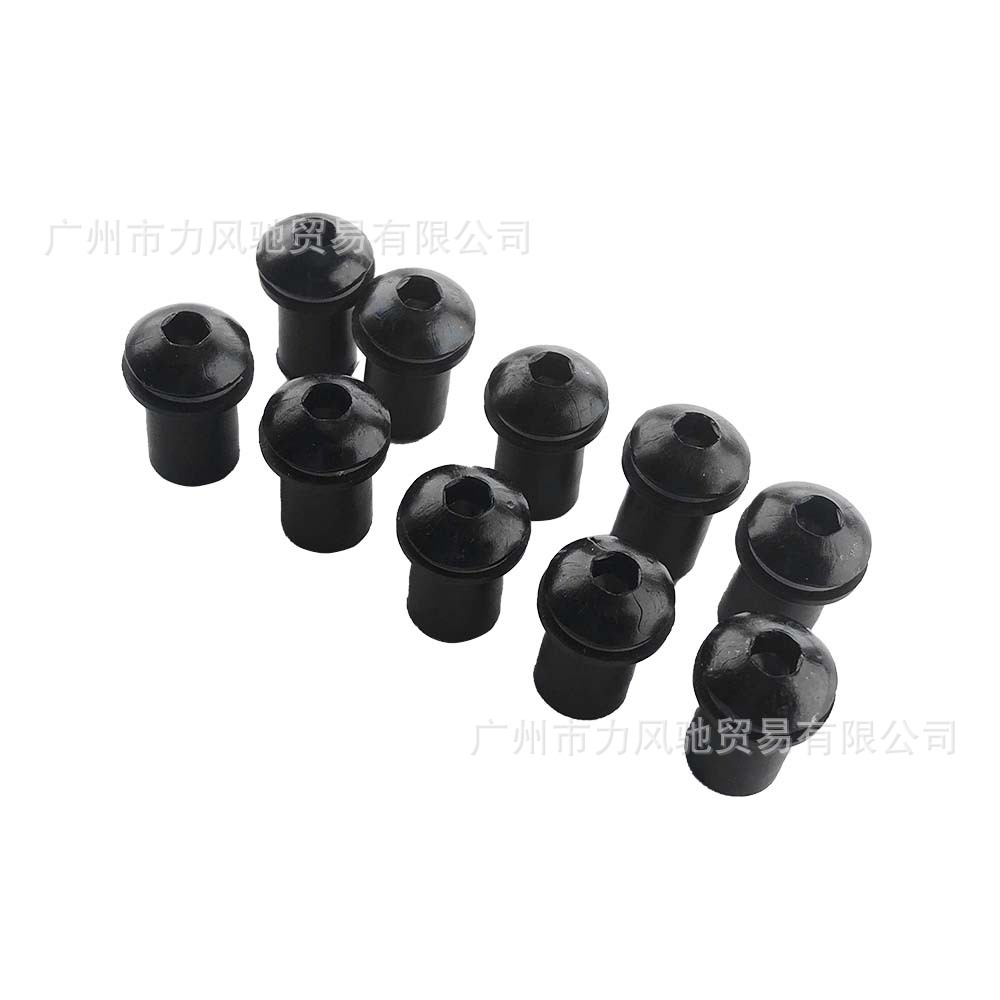 Adecuado para tornillos de parabrisas de motocicleta, decoración de fijación de tornillos de parabrisas de 5mm, tornillos de parabrisas modificados