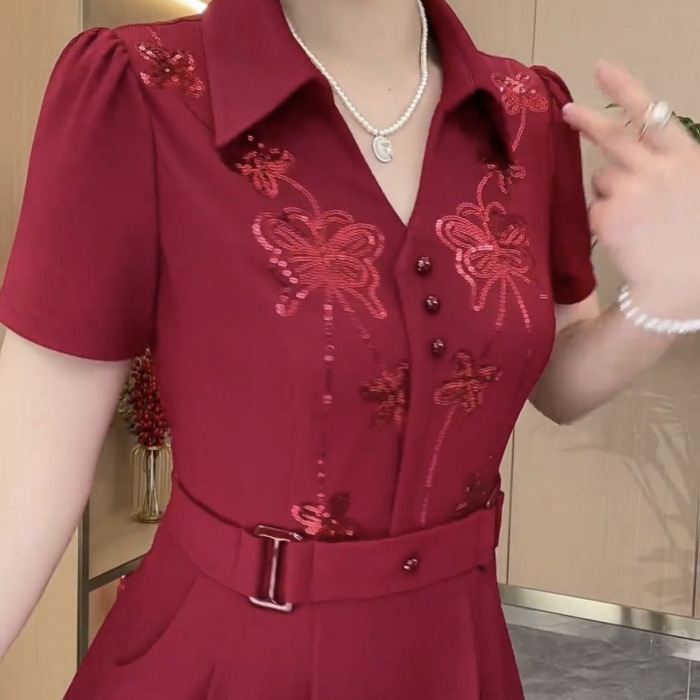 Bright red
