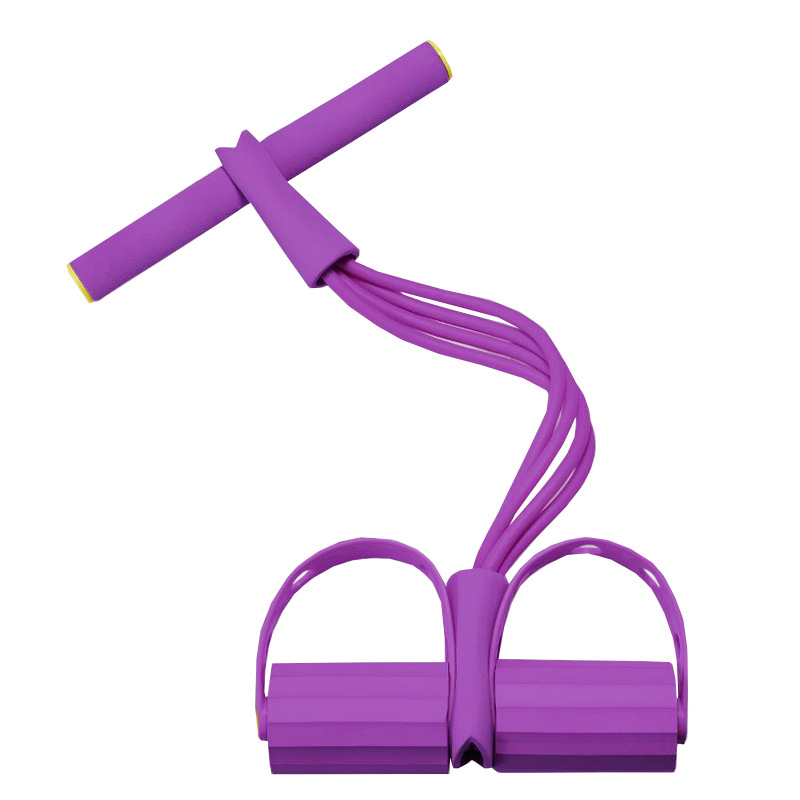 Ventas Directas de fábrica 4 tubo de tensión del pedal Dispositivo de abdominales tensión contracción cuerda yoga tensión cinturón Fitness ayuda