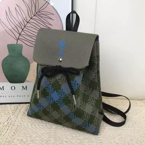 Green backpack
