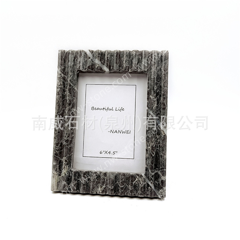 Customized Natural Marble Photo Frame Table Ins Scandinavian Modern Creative Photo Frame Combination Ornaments Customized Natural Marble Photo Frame Table Ins Scandinavian Modern Creative Photo Frame Combination Ornaments
