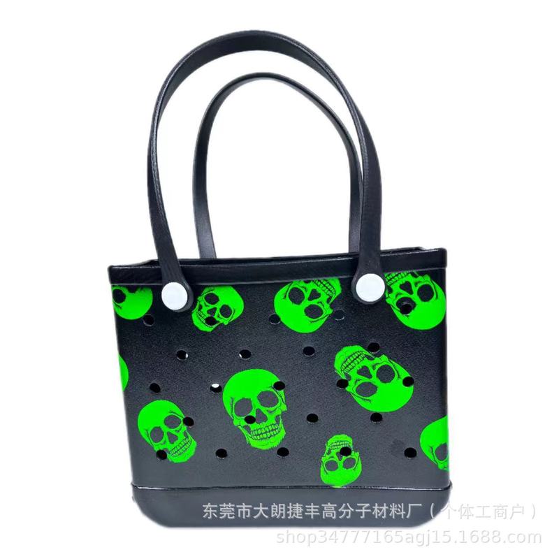 欧米の大型EVAビーチバッグ多機能収納バッグ女性用ハンドバッグDIY穴バッグ大容量スポット|undefined