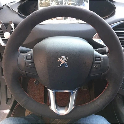 Чехол на руль ручной прошивки, подходит для Peugeot 308/5008/4008/2008/307/408/301/508