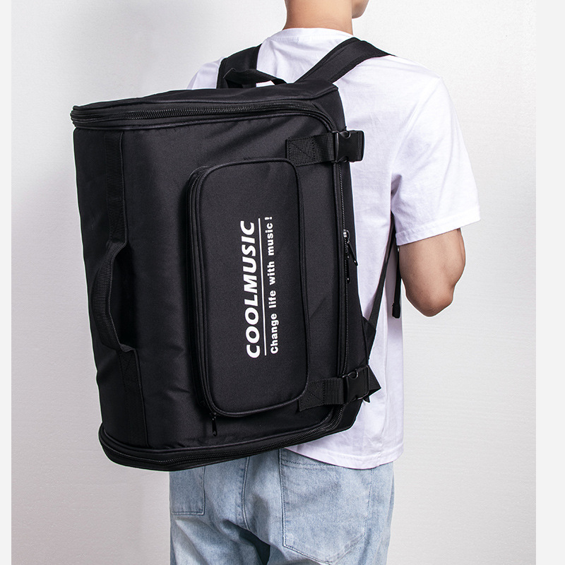 Speakers, handheld universal linen bag for traveling, backpack