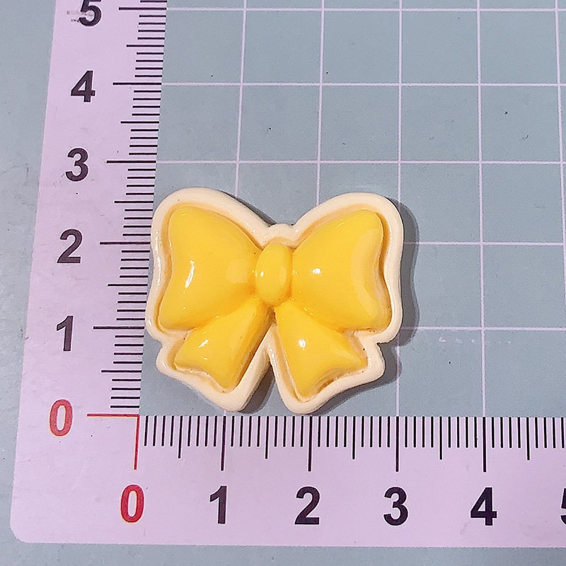 Accesorios de resina di di arco de macarón transfronterizo pegamento de crema pegamento para el cabello pinzas de cabello papelería parches hechos a mano