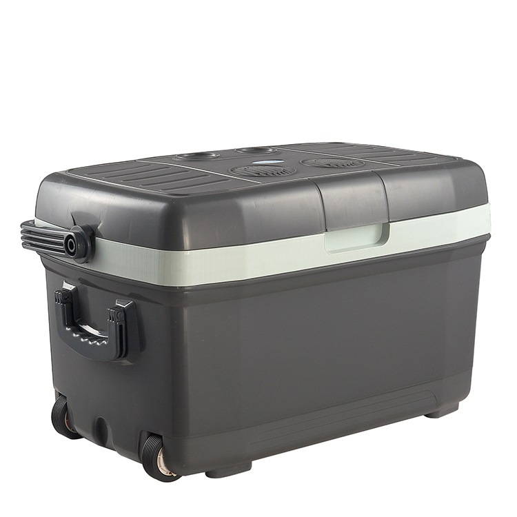 Procesamiento personalizado 45L refrigerador portátil al aire libre para automóviles domésticos de doble uso con ruedas refrigerador de gran capacidad refrigerador pequeño