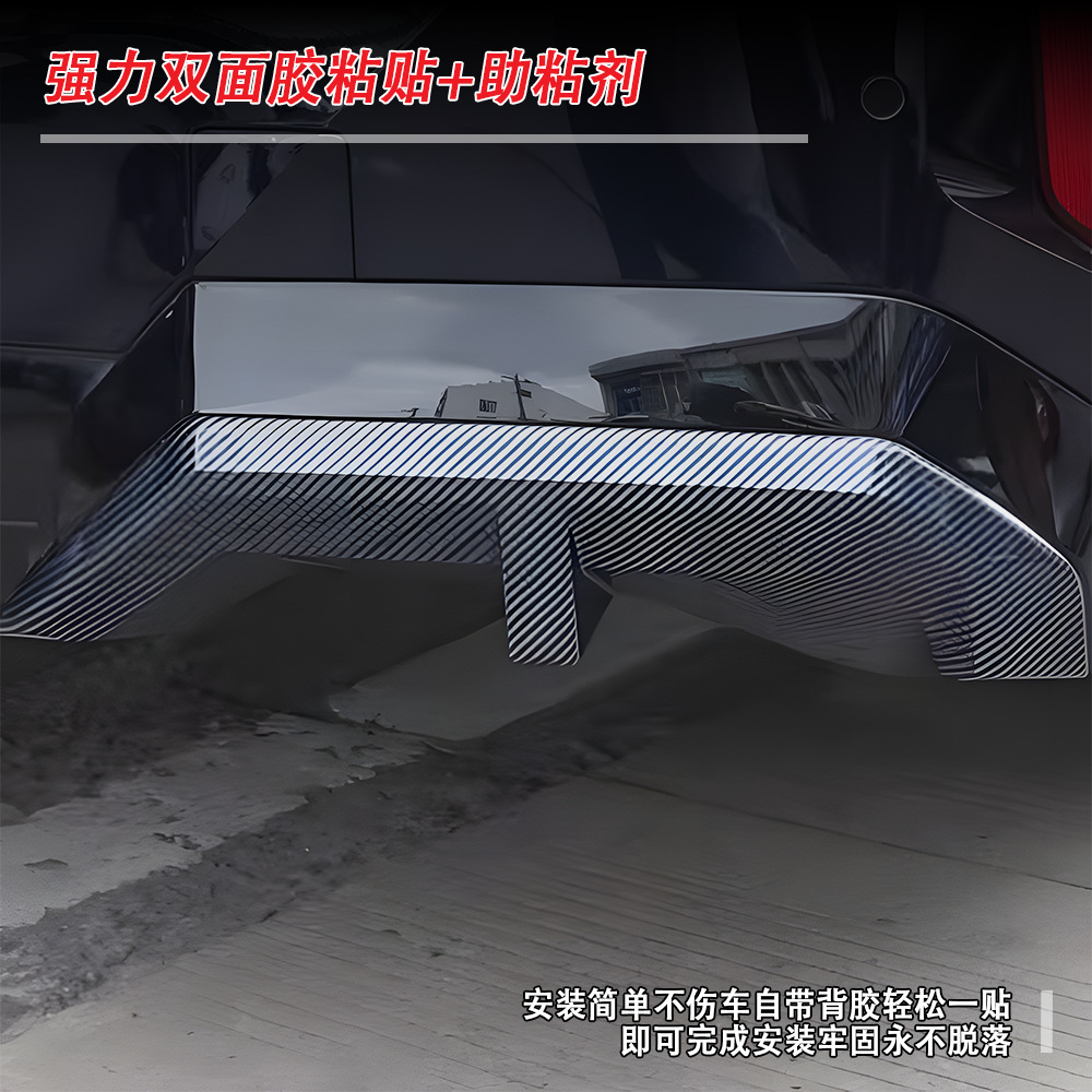 Suitable for Bmw 5 Series (2024+ Models) G60 Single Bar Rear Lip Spoiler, Non-Destructive Installation, Blow-Molded, Large Quantity, Low Price