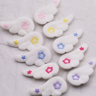 Japanese Subculture Anime Cute Star Wings Girl Badge Bag Accessory Brooch Kawaii