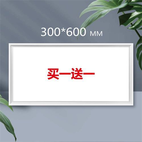 吊顶LED灯300*300*600平板灯厨卫灯嵌入式吸顶灯铝扣板吊顶灯