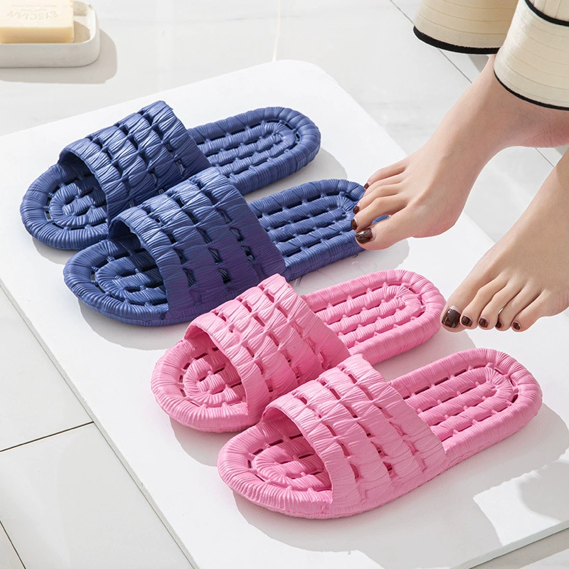 Тапочки Летние протечки для купания в ванной Тапочки Мужские и женские гостиничные Тапочки для пар Нескользящие износостойкие тапочки с мягкой подошвой Tide