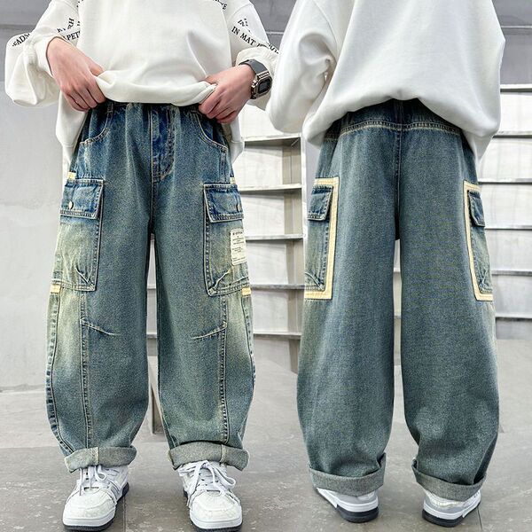 Demi-season jeans for boys