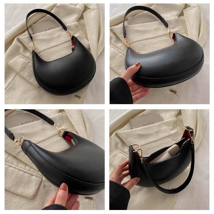 197g Weight Synthetic Leather Lining Material Sewing Thread Fashion Element Zipper Closure Type Single Shoulder Strap Strap Type Shoulder Bag Bags Type Daily Occasion Pu Leather Material Solid Color Pattern All Seasons Season Women's Gender Streetwear Style Square Shape Small Size Women's Small Pu Leather Solid Color Streetwear Sewing Thread Square Zipper Shoulder Bag 1