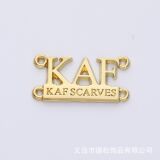 Металлический высококлассный золотой аксессуар, с печатью вашего логотипа