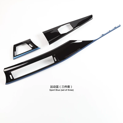 control 3 Series red sports kit — Cab and accessories - sports-blue-interior-three-piece-set