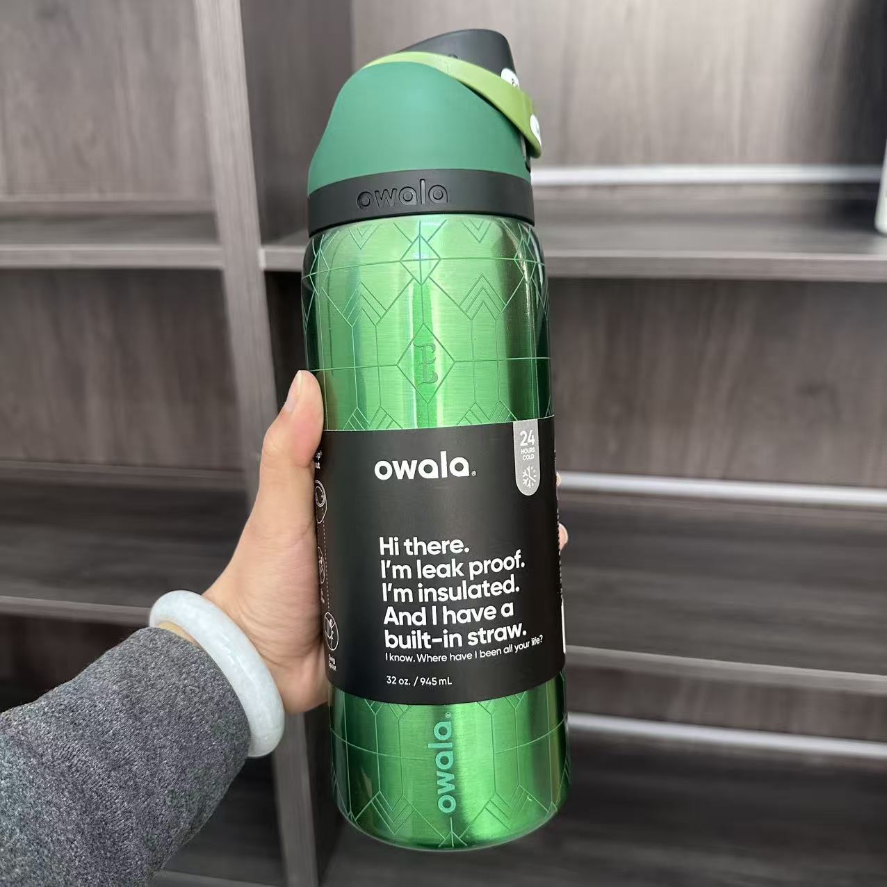 Owala en stock de gran capacidad portátil hervidor de agua al aire libre para hombres tazas de agua caliente de moda para mujeres tazas de fruta deportivas al por mayor