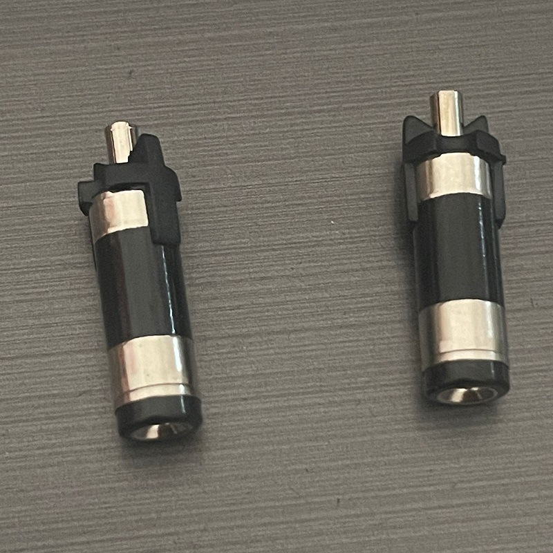 工厂批发5.5*2.1公头双绝缘胶5521半绝缘胶插头