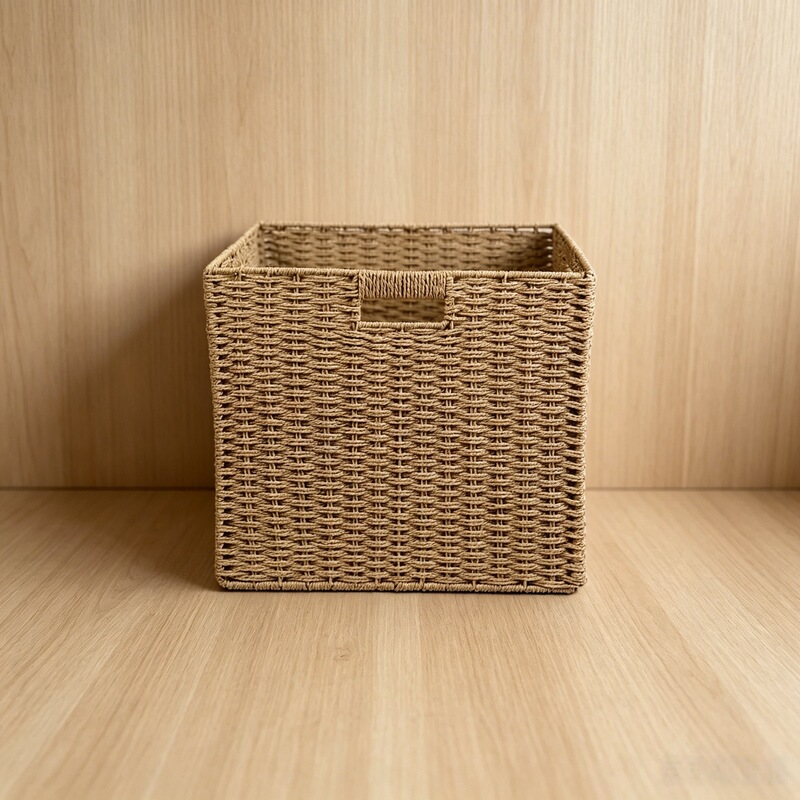 Rattan Woven Basket Non-Woven Storage Basket Storage Box Snack Toy Miscellaneous Items Organizer Drawer-Type Storage Basket Rattan Woven Basket Non-Woven Storage Basket Storage Box Snack Toy Miscellaneous Items Organizer Drawer-Type Storage Basket