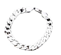 Silver 20cm x 10mm