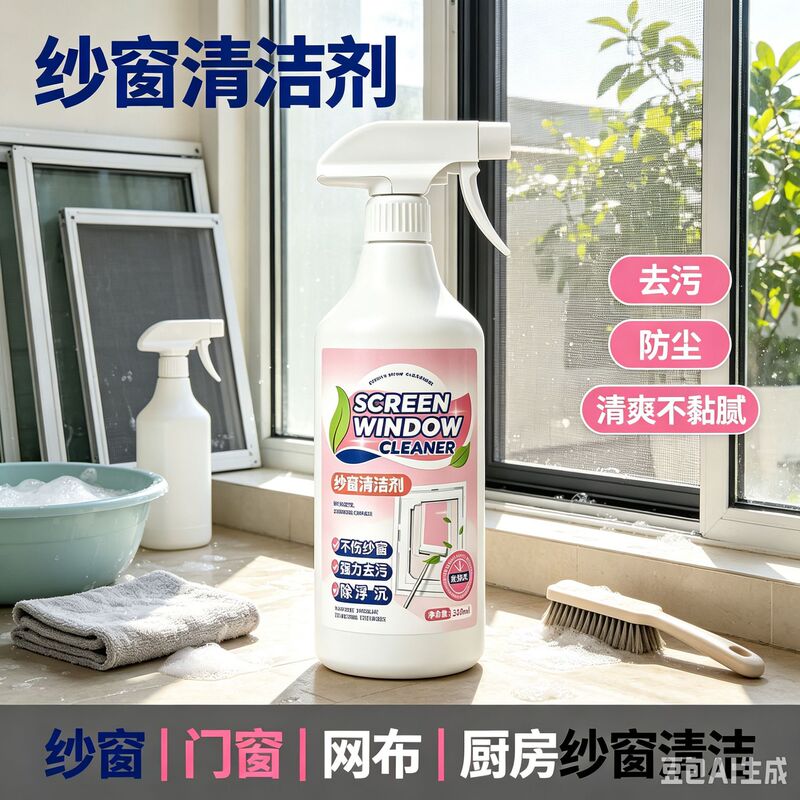 Window screen cleaner, no disassembly required, a powerful cleaning solution for household use, effectively removes dust and grime, and cleans window screens Window screen cleaner, no disassembly required, a powerful cleaning solution for household use, effectively removes dust and grime, and cleans window screens
