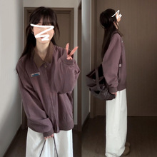 超好看的韩系春季夹克外套女春秋款小个子轻熟风感棒球服