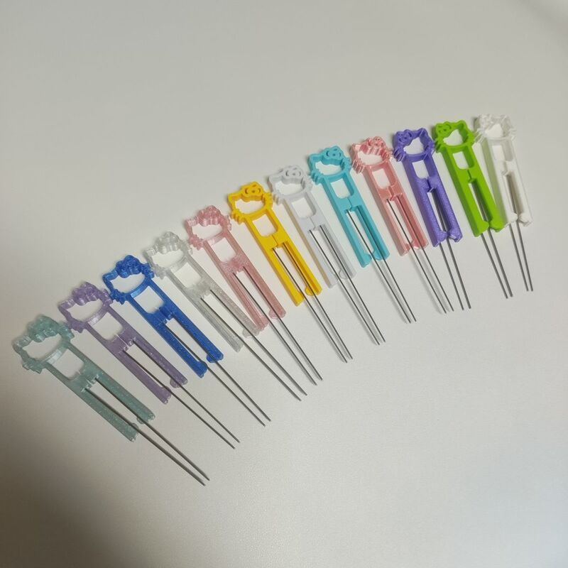 Practical Bead Pen Dual Needle Handmade Accessories, Labor-Saving Kt Needle for Weak Hands, 6070 Bead Needle Single Needle DIY Same Style Practical Bead Pen Dual Needle Handmade Accessories, Labor-Saving Kt Needle for Weak Hands, 6070 Bead Needle Single Needle DIY Same Style