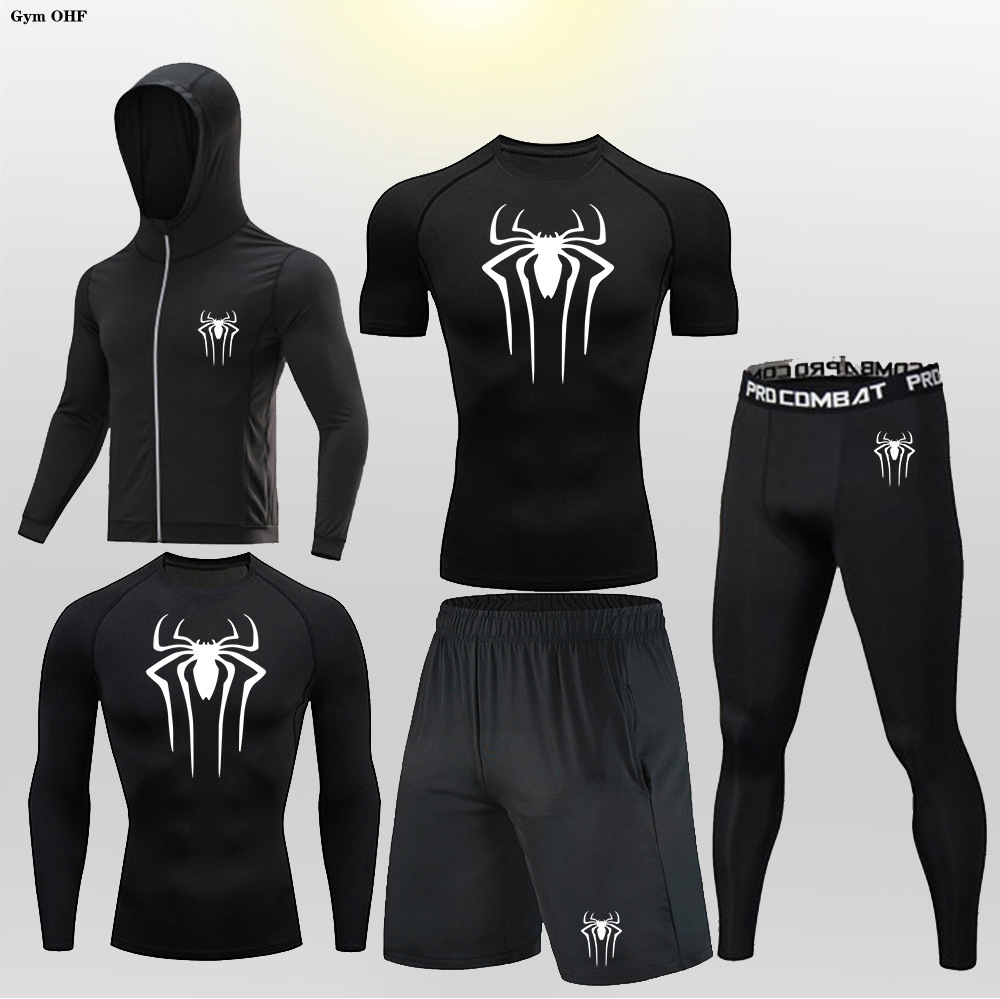 Women's Clothing Women's Sportswear Set Breathable Quick Drying Lightweight Five Piece Casual Sports Outfit With Long And Short Sleeve Options_voghion.com