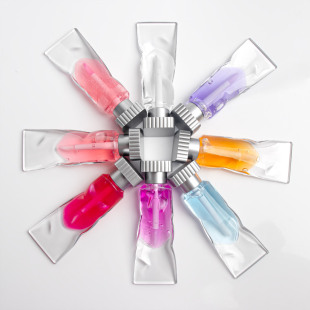 Cross-Border Lip Makeup, Transparent Ice Cube Lip Oil, Fruity Floral Scent, Lip Gloss, Lip Liquid, Moisturizing Lip Care