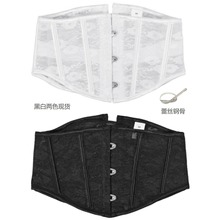 欧美宫廷束身衣蕾丝透气束腰带蕾丝腰夹跨境货源corset现货批发