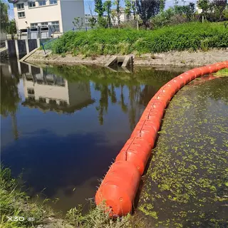 海上疏浚浮筒 水上垃圾治理拦遮浮漂 老旧河改造拦漂浮排安装方法