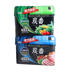 日本輸入炭番冷蔵庫新鮮保持野菜保鮮室吸着異臭活性炭消臭消臭剤200g