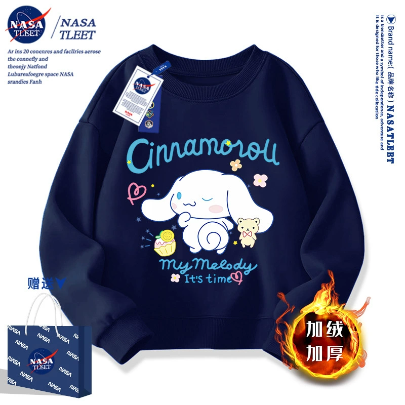 NASA совместимый новый мультяшный стиль студент верхняя одежда осень-зима милый песик Cinnamon dog Cinnamoroll толстовка