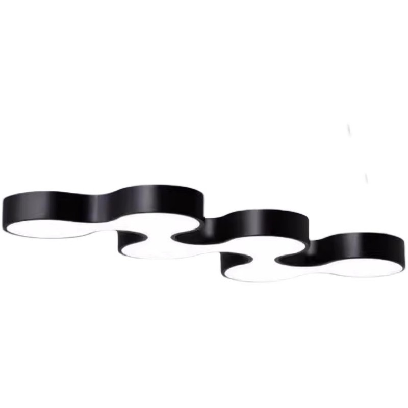 LED Celular de arco creativo de oficina super brillante café en línea gimnasio pasillo tienda de recepción lámpara de viento industrial