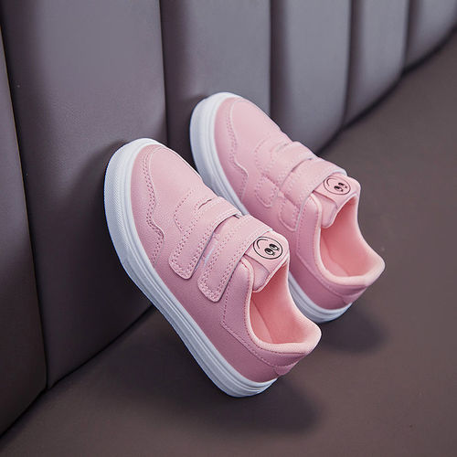 Children's white canvas shoes, baby shoes, new spring and autumn board shoes for girls and boys, sports shoes for primary school students, running shoes