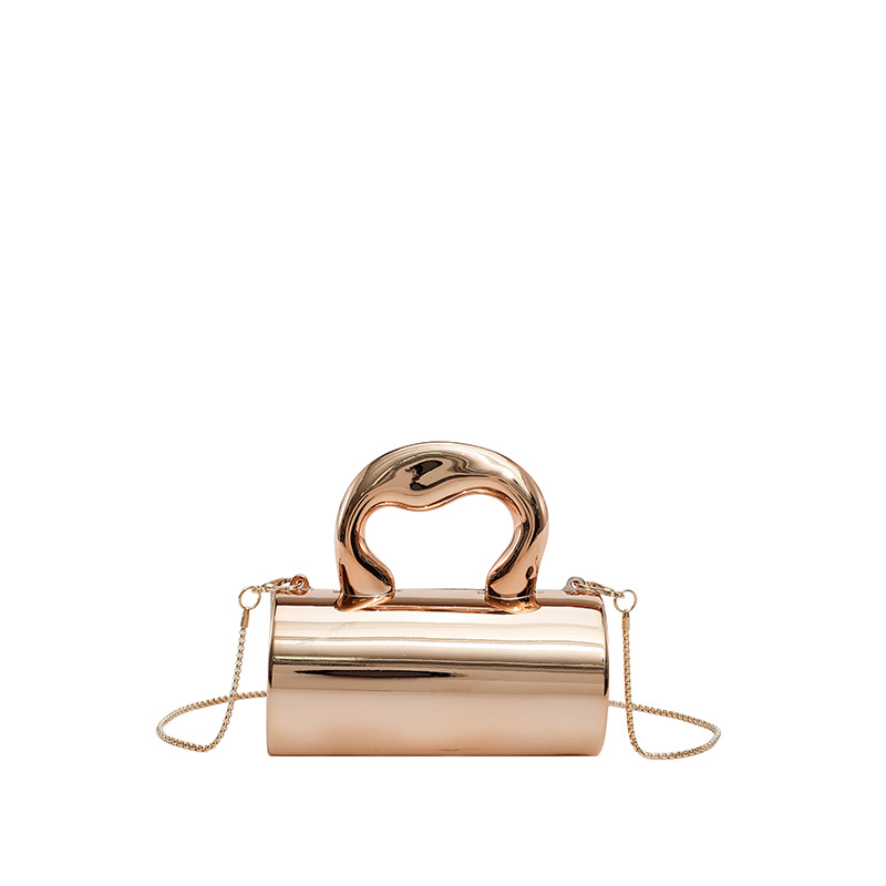 Elegante borsa a tracolla in acrilico per donna a cilindro_voghion.com