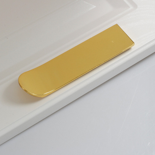 Manufacturer supplies zinc alloy edge handles, cabinet wardrobe door handles, solid color, modern, simple, durable accessories